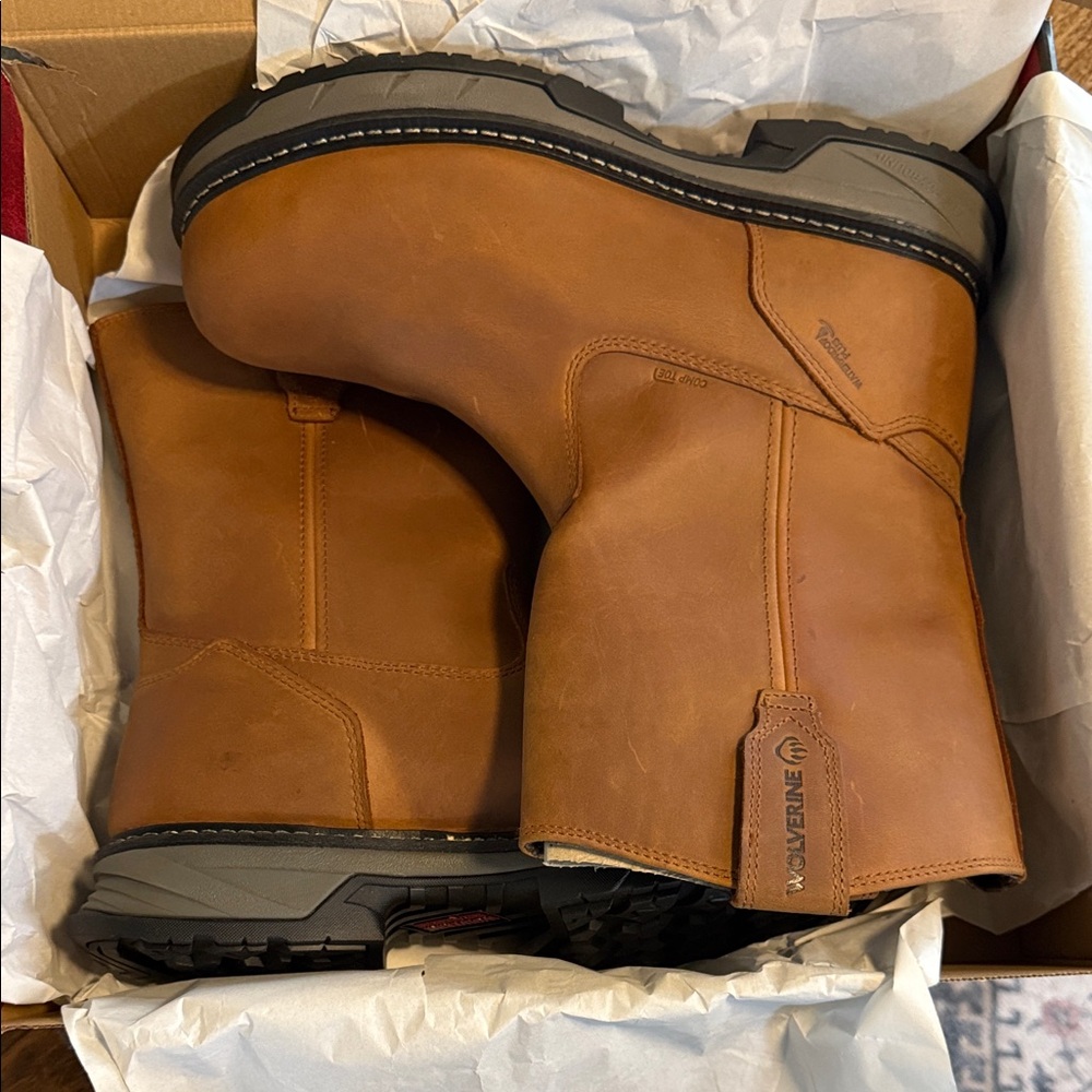 Wolverine Men's Tan Leather Boots